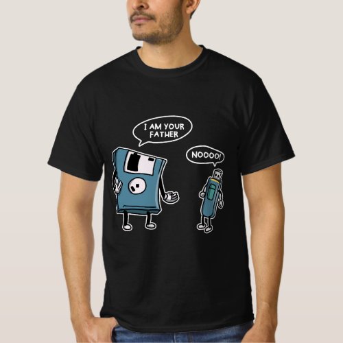 USB Diskette Funny Information Technology Computer T_Shirt