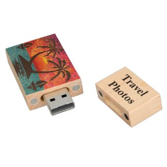 USB Drive - Tropical Island