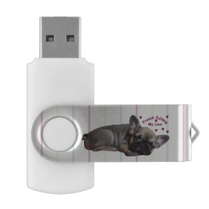 USB drive with swivel joint