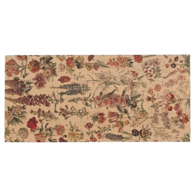 USB FLASH DRIVE 64 FLOWERS STYLE DESIGN (Back)