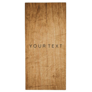 USB Flash Drive - Dark Wood