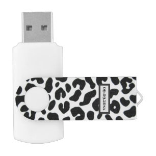 USB Flash Drive - Leopard Print Birthday Memories