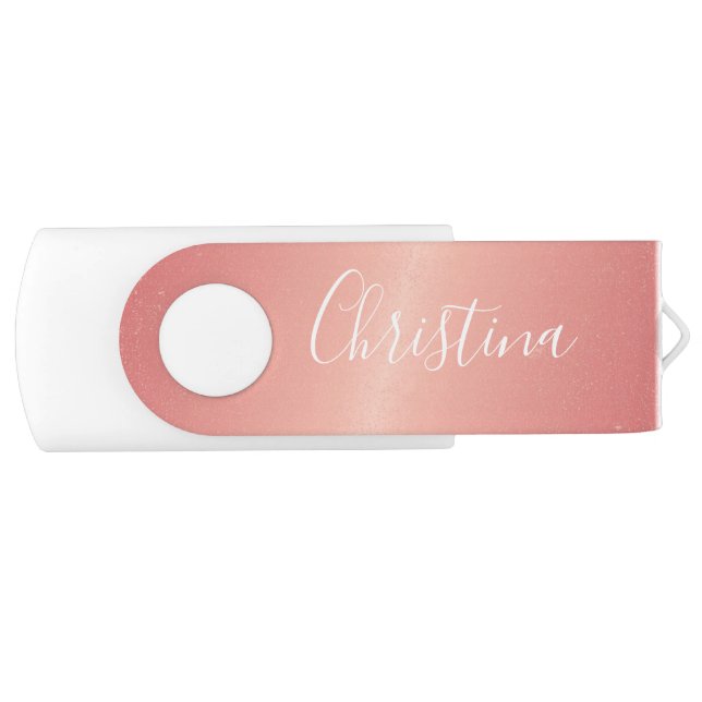 USB Flash Drive - Pink Confetti (Front)