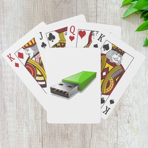 USB Flash Drive Playing Cards