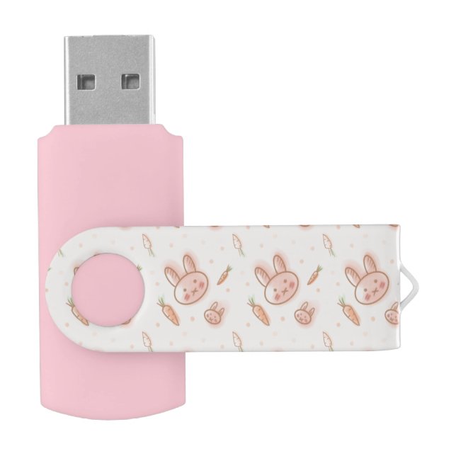 USB Flash Drives Pink Bunny (Opened)