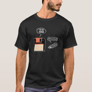 USB Floppy Disk I Am Your Father Computer Geek Te T-Shirt