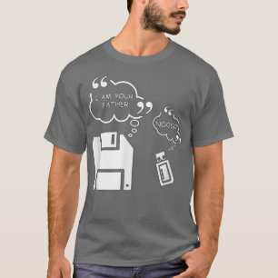 USB Floppy Disk I Am Your Father Computer Tech U T-Shirt