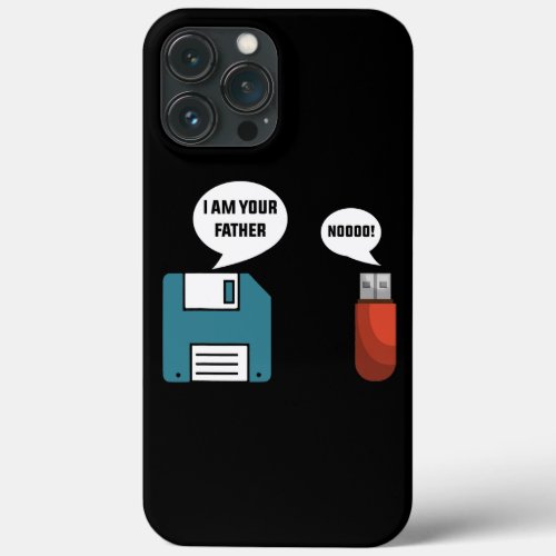 USB I am Your FATHER Funny Computer Geek Nerd iPhone 13 Pro Max Case