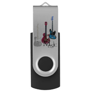 USB key “Guitars and Music " Flash Drive