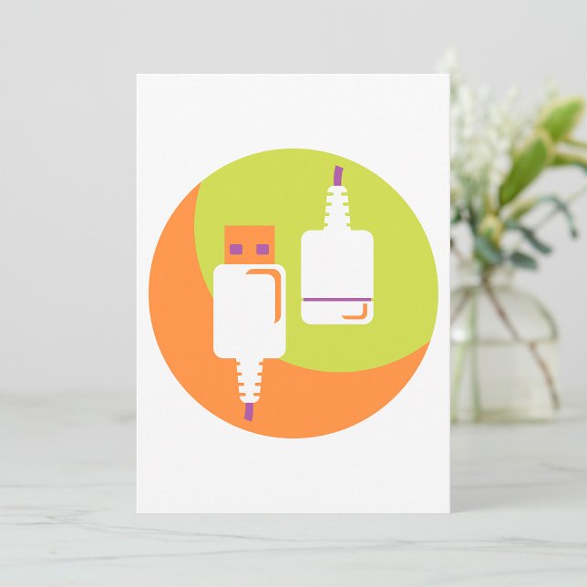 USB Plug Icon Invitation (Creator Uploaded)