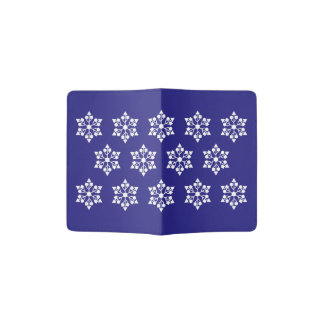 USB snowflakes pattern Passport Holder