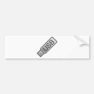 USB Stick Bumper Sticker