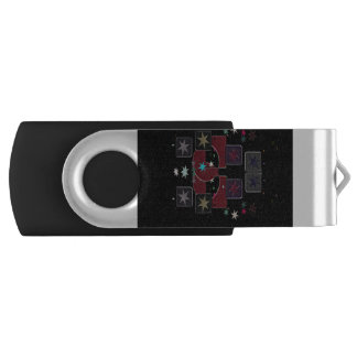 USB Swivel Flash Drive Stars
