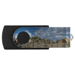 USB Swivel Flash Drive -Waters & Mountains
