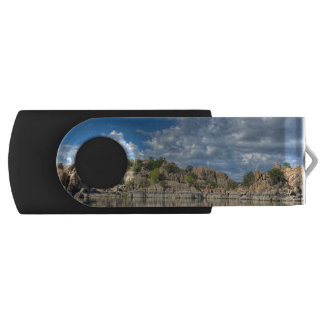 USB Swivel Flash Drive -Waters & Mountains