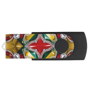 USB Swivel Flash Drive with colors of Los Angeles