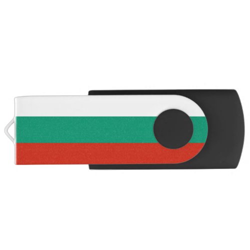USB Swivel Flash Drive with flag of Bulgaria