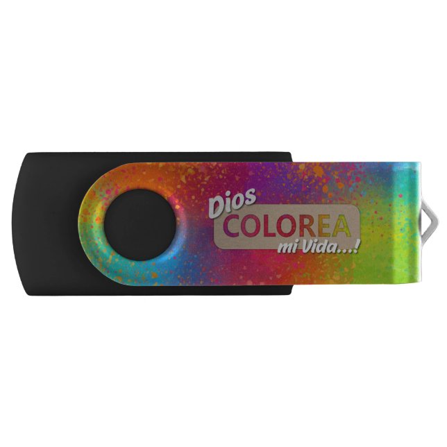 USB with Biblical message Flash Drive (Front)