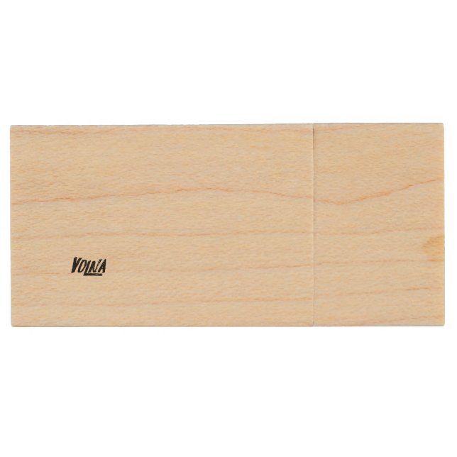 USB WOOD FLASH DRIVE (Front)