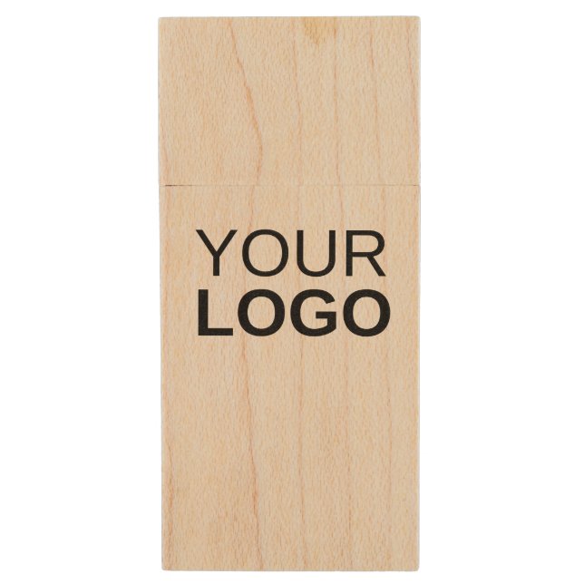 USB Wooden Flash Drive 64 GB USB 3.0 (Front Vertical)