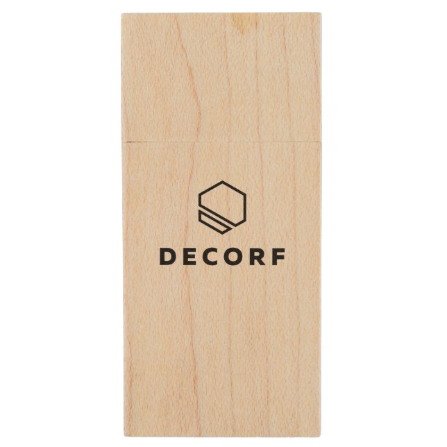 USB Wooden Flash Drive 64 GB USB 3.0 (Front Vertical)