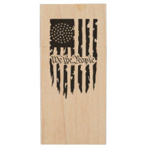 USB Wooden Flash Drive One Republic Under God