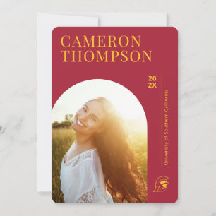 USC Graduate - Arch Photo Announcement