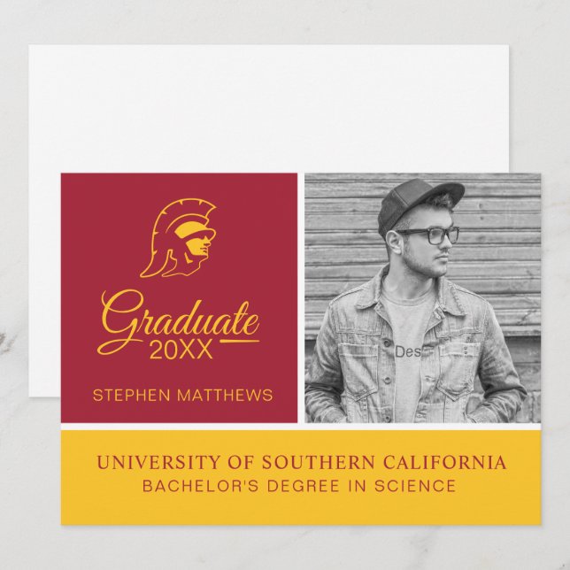 usc grad card Official USC Diploma Frame with Gold Medallion main image 1