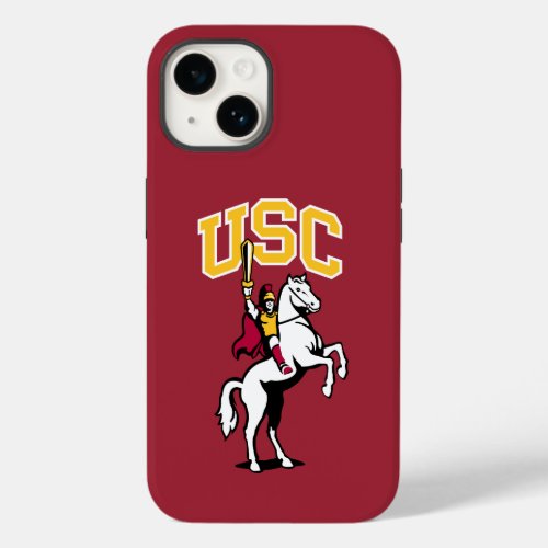 USC  Trojan on Traveler Case_Mate iPhone 14 Case