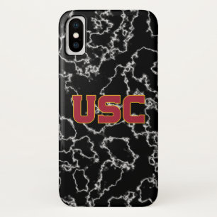USC Trojans Black Marble iPhone X Case