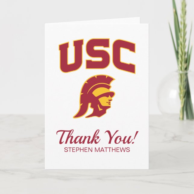 USC Trojans Card (Front)