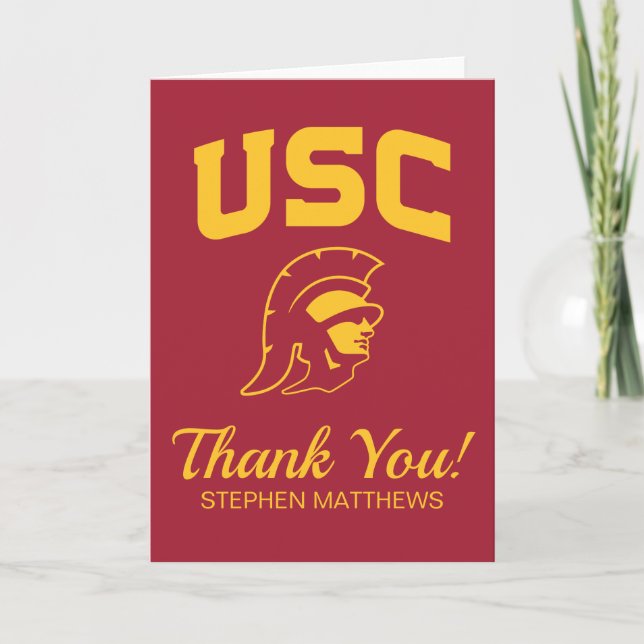 USC Trojans Card (Front)