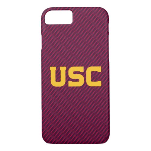 USC Trojans  Fiber Pattern iPhone 87 Case