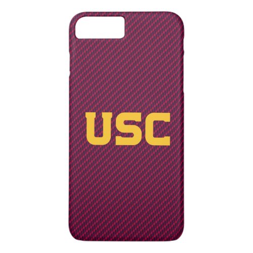 USC Trojans  Fiber Pattern iPhone 8 Plus7 Plus Case