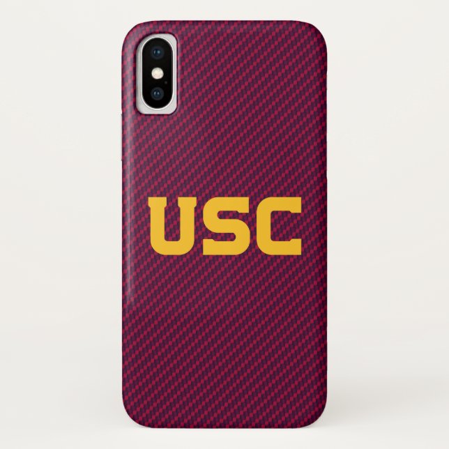 USC Trojans | Fiber Pattern Case-Mate iPhone Case (Back)