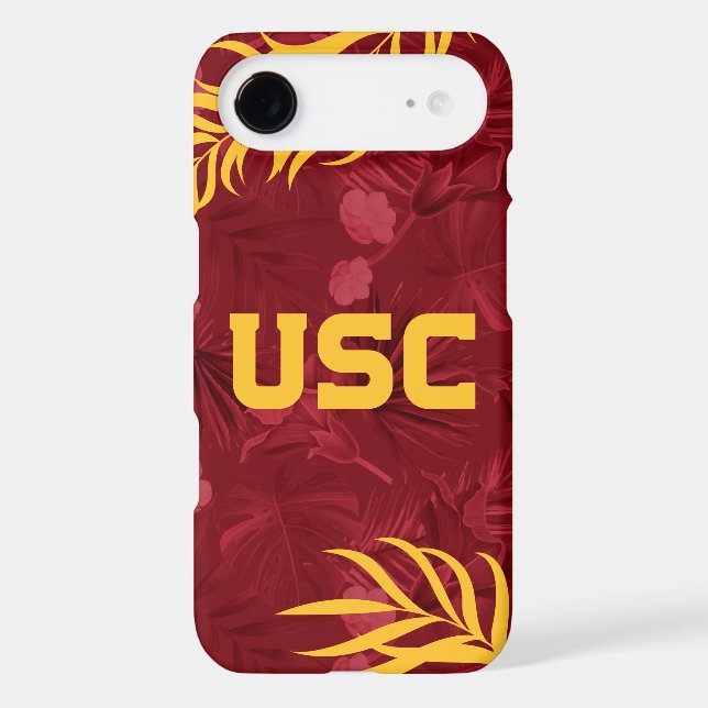 USC Trojans | Hawaiian Pattern Case-Mate iPhone Case (Back)