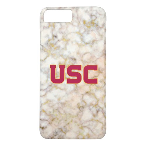 USC Trojans  Rose Gold Marble iPhone 8 Plus7 Plus Case