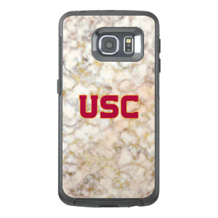 USC Trojans   Rose Gold Marble OtterBox Samsung Galaxy S6 Edge Case