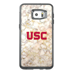USC Trojans   Rose Gold Marble OtterBox Samsung Galaxy S6 Edge Plus Case