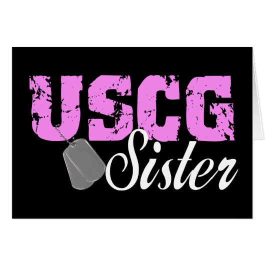 uscg99sister2blk cards (Front Horizontal)