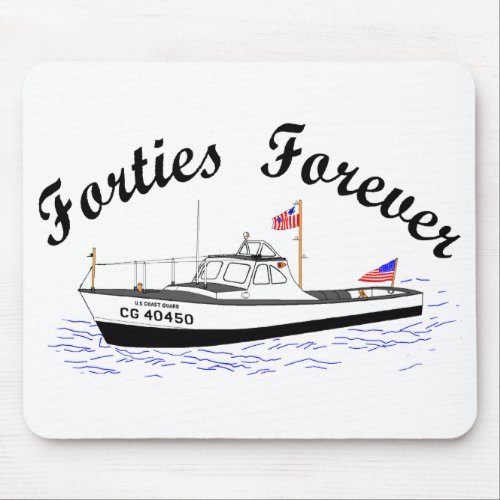 USCG 40 Foot Utility Boat Large  40450 Mouse Pad