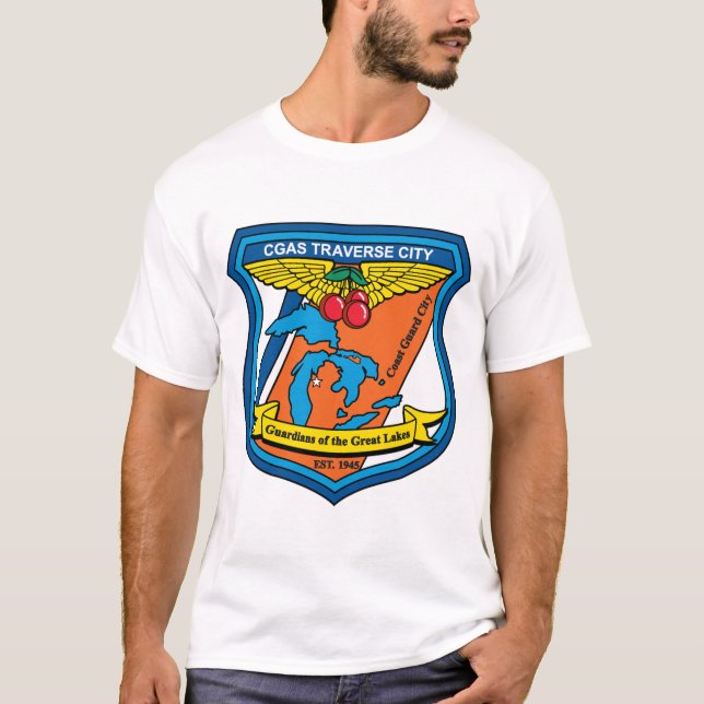 USCG Air Station Traverse City (U.S. Coast Guard) T-Shirt (Front)
