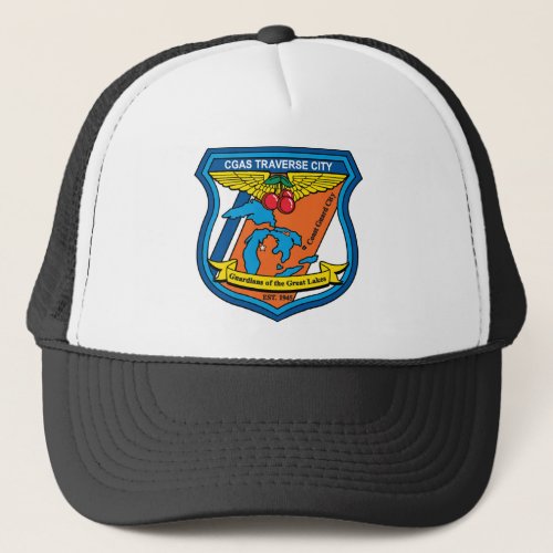 USCG Air Station Traverse City US Coast Guard Trucker Hat