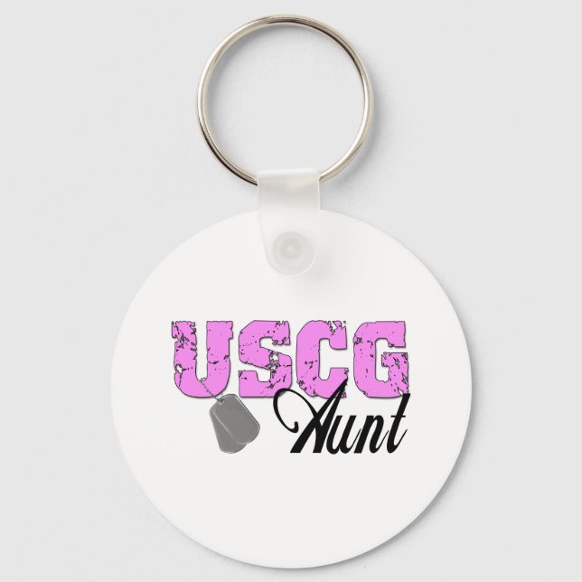 USCG Aunt Keychain (Front)