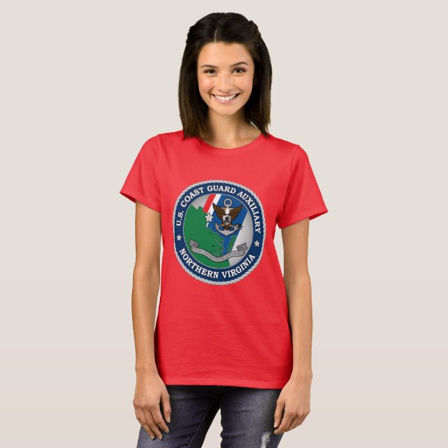 USCG Auxiliary North Virginia T-Shirt (Front Full)