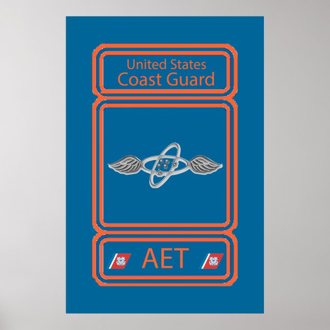 USCG Avionics Electrical Technician Poster (Front)