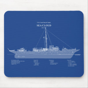USCG Cutter Sea Cloud wpg-284 – ABD Mouse Pad