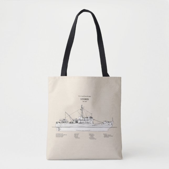 USCG Cutter Storis wmec-38 - SBD Tote Bag (Front)