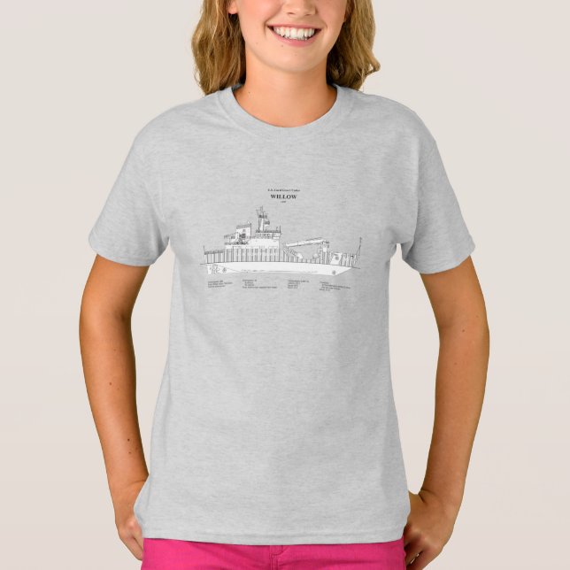 USCG Cutter Willow wlb-202 - SBD T-Shirt (Front)