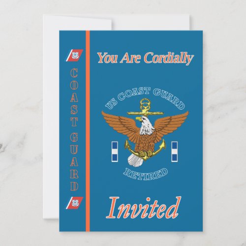 USCG CWO_3 Eagle Anchor Retirement Invitation